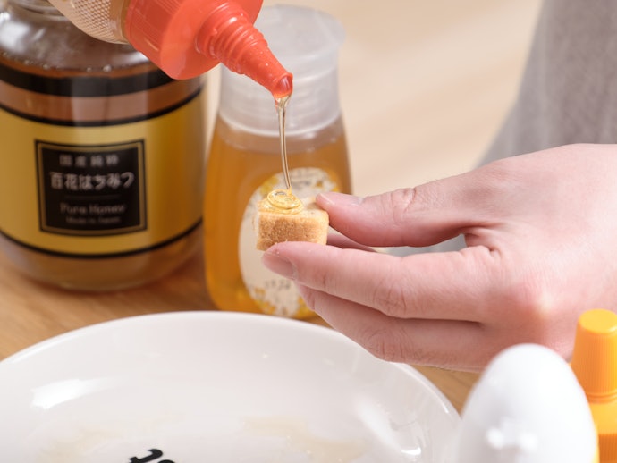 トーストは甘みの強いスイーツのような味わい。はちみつのクセも消えた