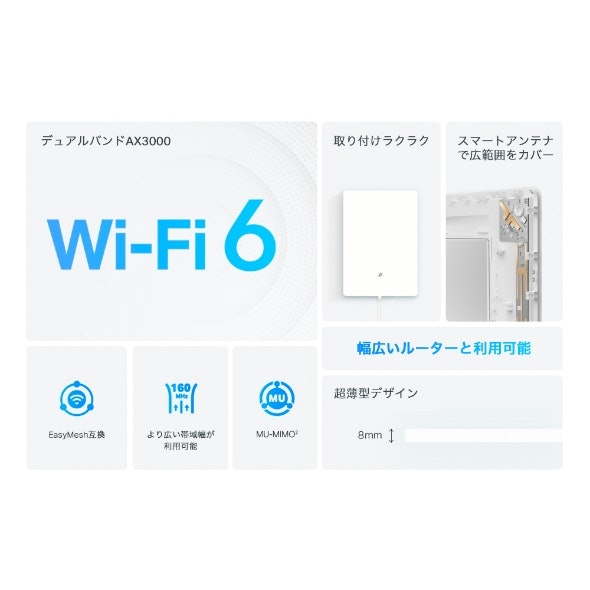 通信速度を安定させる機能が豊富!周波数の混雑を自動で回避