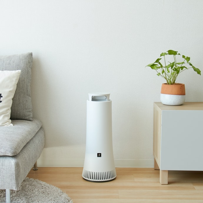 シルバー/レッド シャープ・プラズマクラスター除菌脱臭機「DY-S1