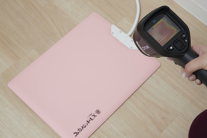 表面温度のムラはほぼなく、全面が均一に温まる