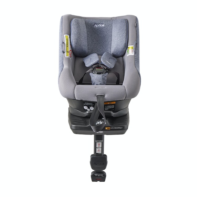 Aprica クルリラライト チャイルドシート グレー 永き ISOFIX
