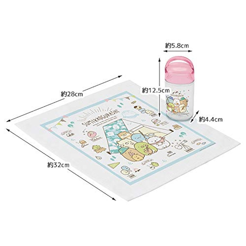 ケース付おしぼり すみっコぐらし かわうそとすみっコキャンプ 3
