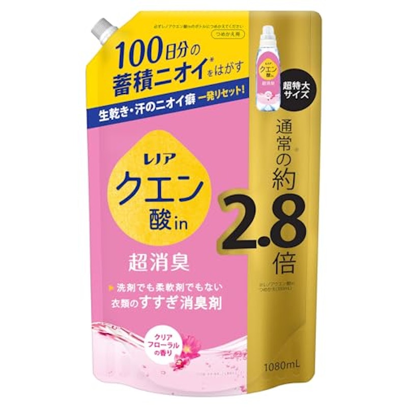 クエン酸in 超消臭 クリアフローラルの香り 1