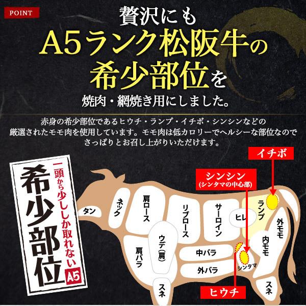 松阪牛 花盛り希少部位セット「雅」 3