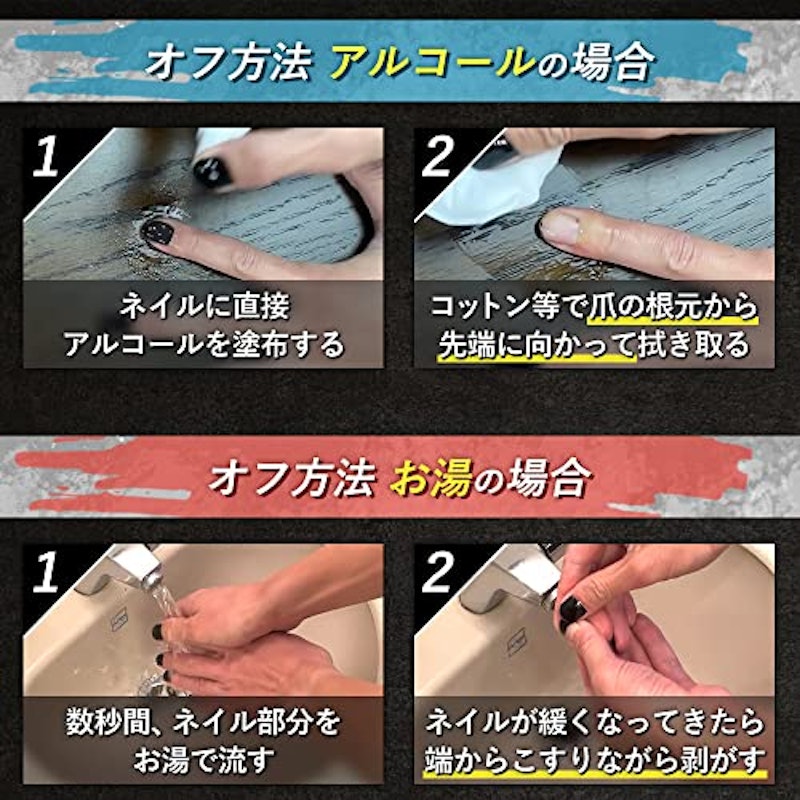 メンズカラーネイル 3