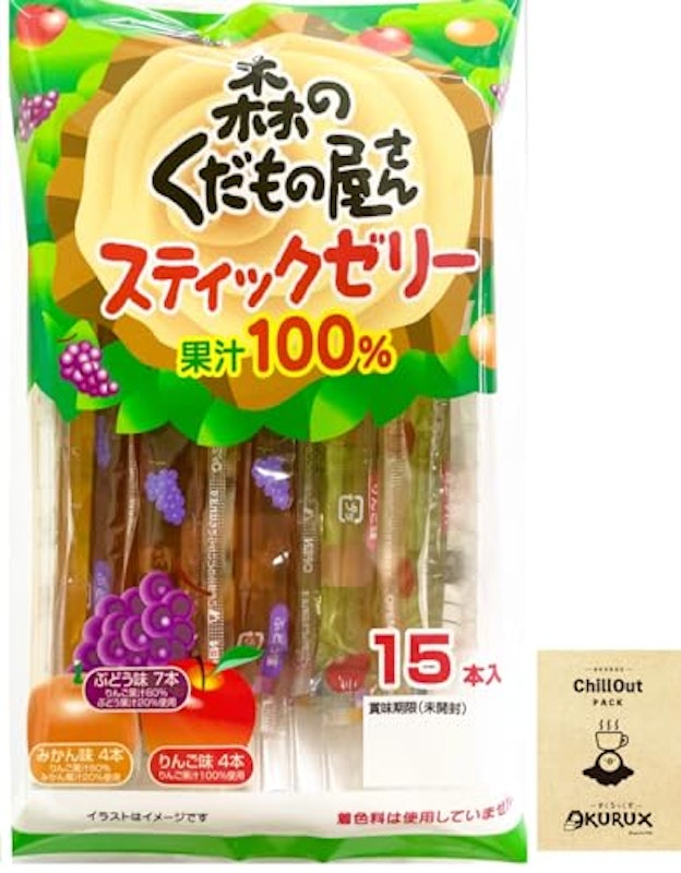 森のくだもの屋さん スティックゼリー 1