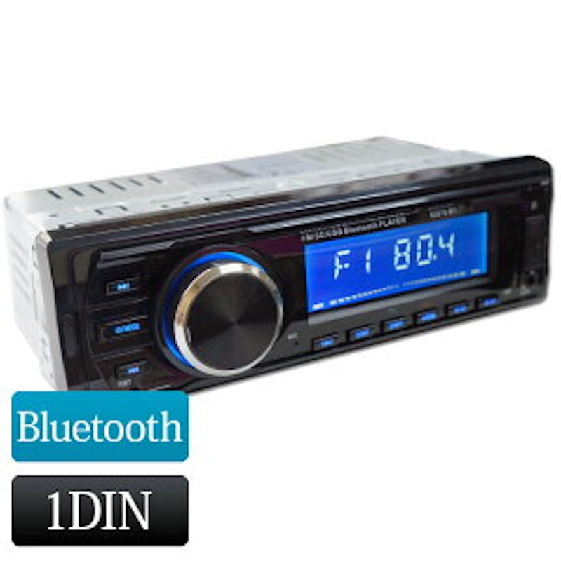 1DIN カーオーディオプレーヤー 1