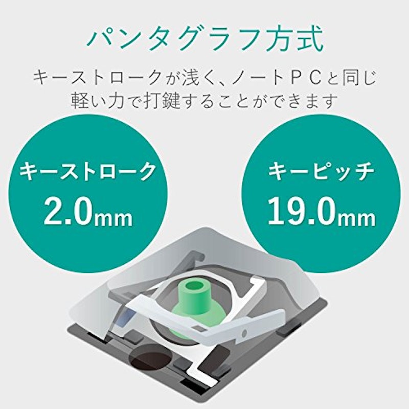 mac用Bluetooth薄型テンキーパッド 6