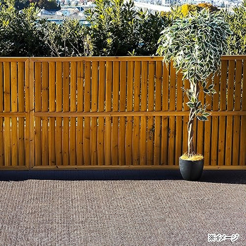 ジョイント人工芝 6枚組 ウォームグレー 60×90cm 3