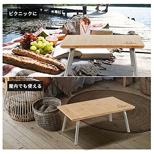 折りたたみ式ヘリンボーンテーブル キャンプや屋内にも最適 2025年