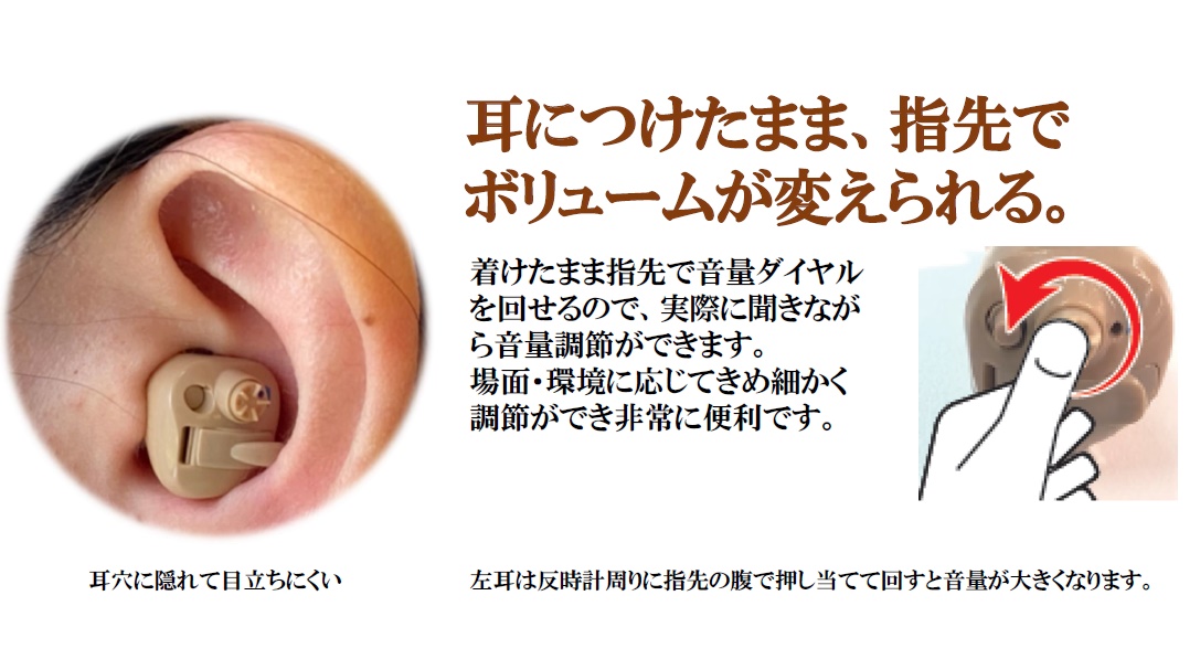 アナログ式耳穴型補聴器 4