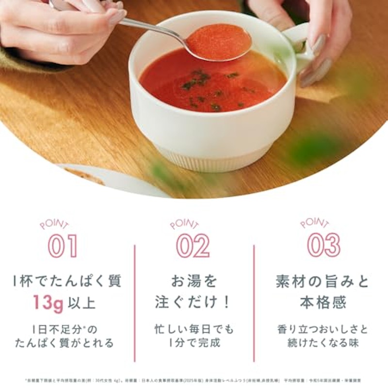 たんぱく質がとれるスープ 5