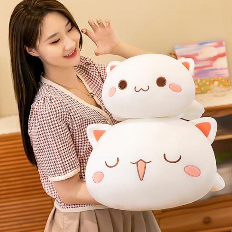 猫 ロング枕 3