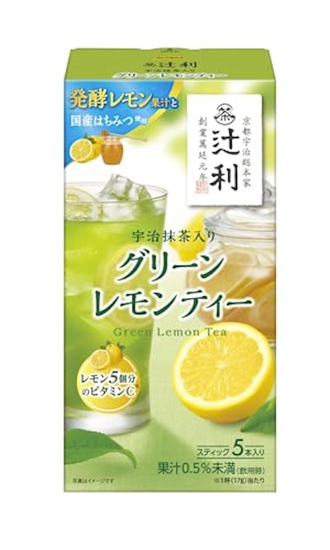 宇治抹茶入りグリーンレモンティー 1
