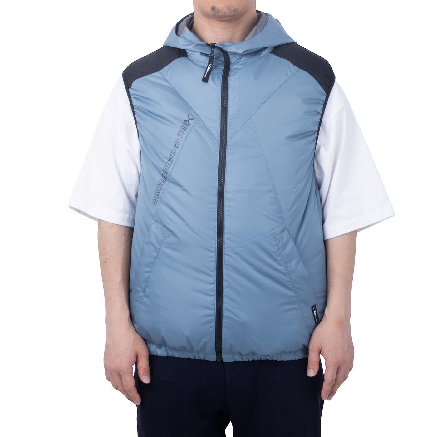 ジーベック 空調服® 遮熱ベスト (フード付き) XE98024 + SKSP01Xを検証