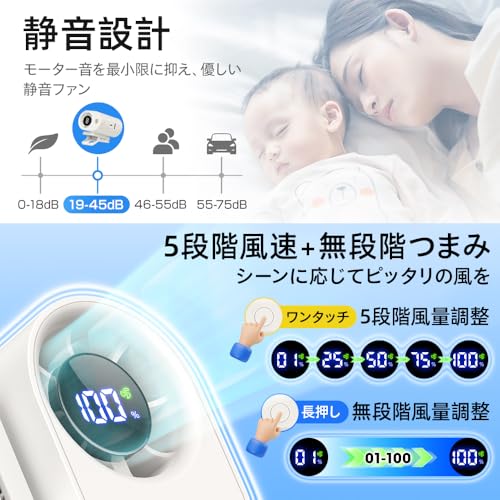 腰掛け扇風機 5