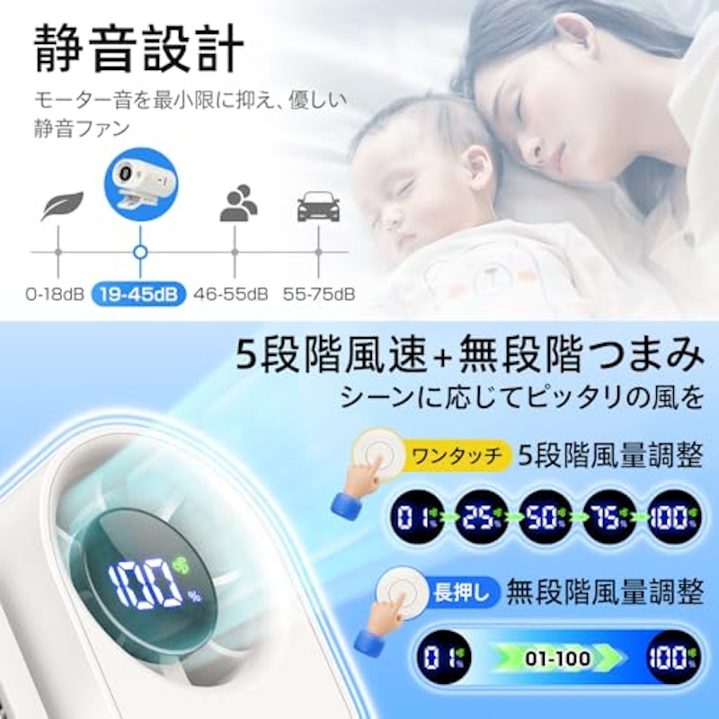 腰掛け扇風機 5