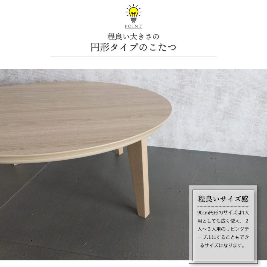 円形こたつ 4