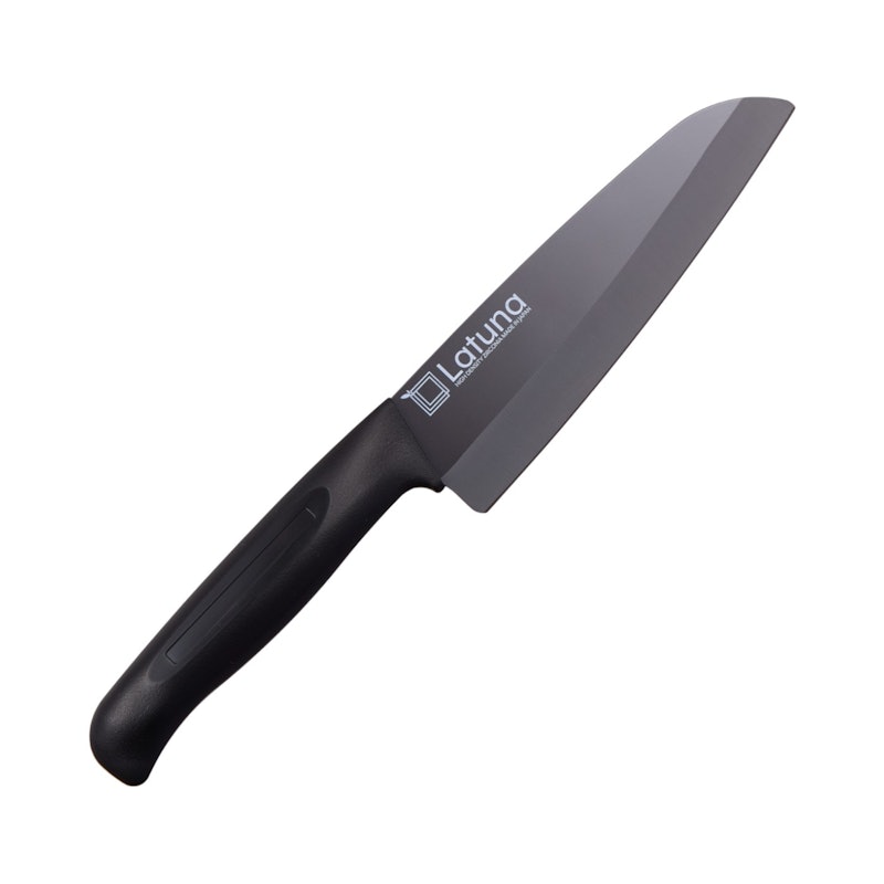 黒のセラミック三徳包丁 1