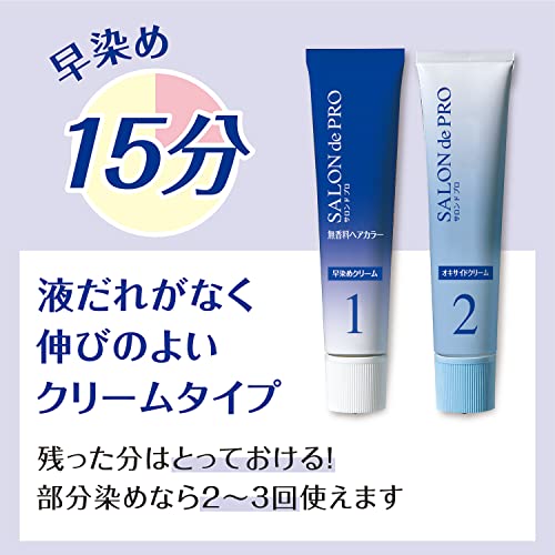 無香料ヘアカラー 早染めクリーム（白髪用） 3