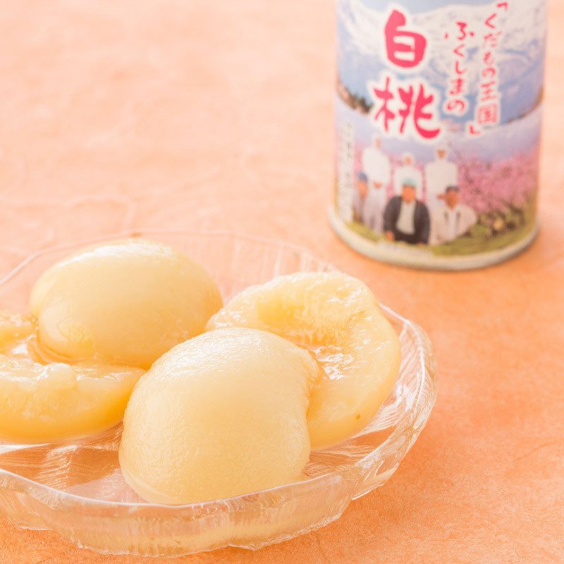 福島白桃の缶詰 2