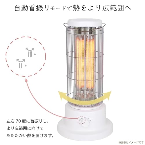 首振りクラシックカーボンヒーター 3