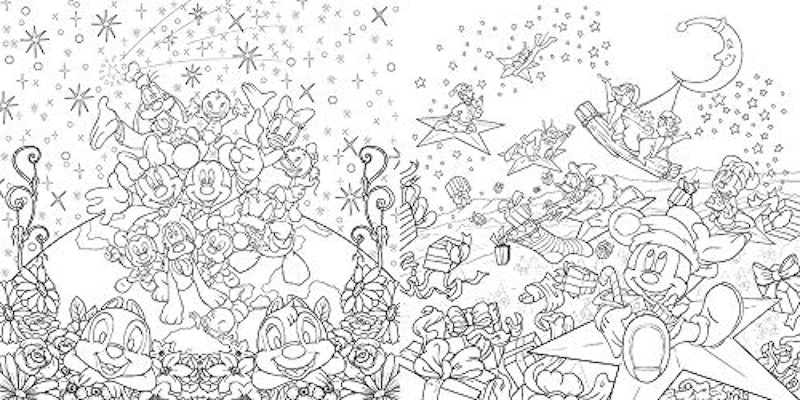 大人ディズニー 華やか塗り絵レッスンブック ファンタジー 4