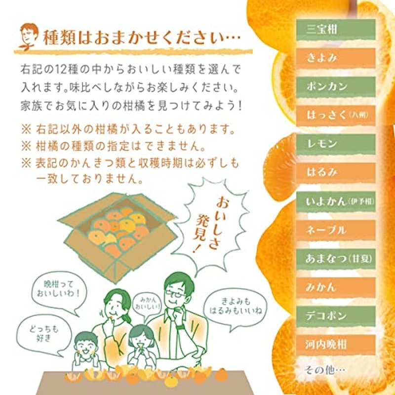 和歌山県産 ソムリエ厳選 柑橘食べ比べ セット 3