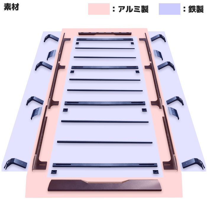 アルミ製ルーフキャリア 6