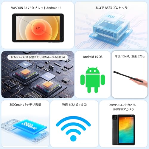 7インチタブレットのおすすめ人気ランキング【ミニタブレットを紹介