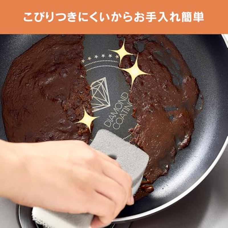 ダイヤモンドコートパン 28cm 5