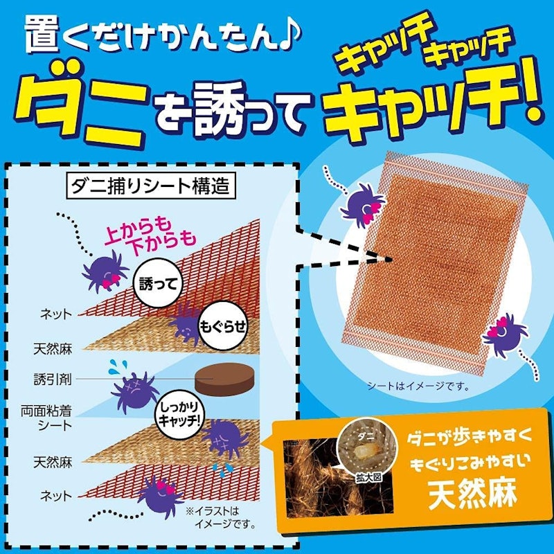 ダニがいなくなるシート 2