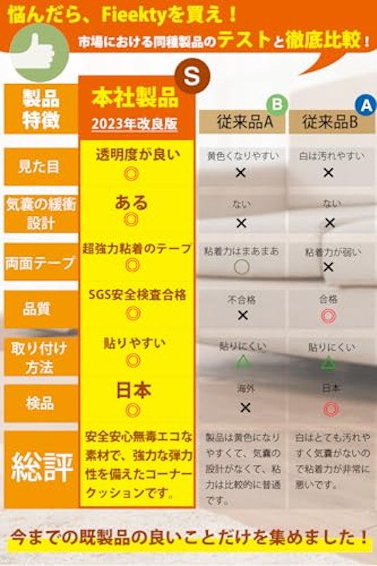 コーナークッション 4