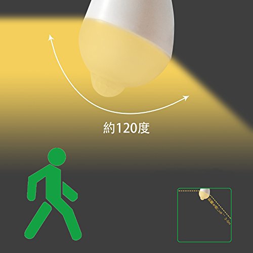 センサー付きLED電球 4