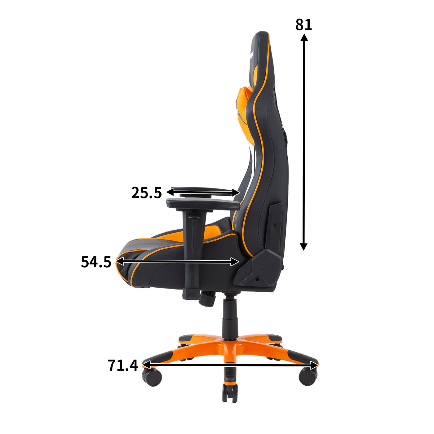 AKRacing ゲーミングチェア NITRO-ORANGE/V2 AKRacing Nitro V2 Gaming Chair AKR-NITRO-ORANGE/V2 [オレンジ
