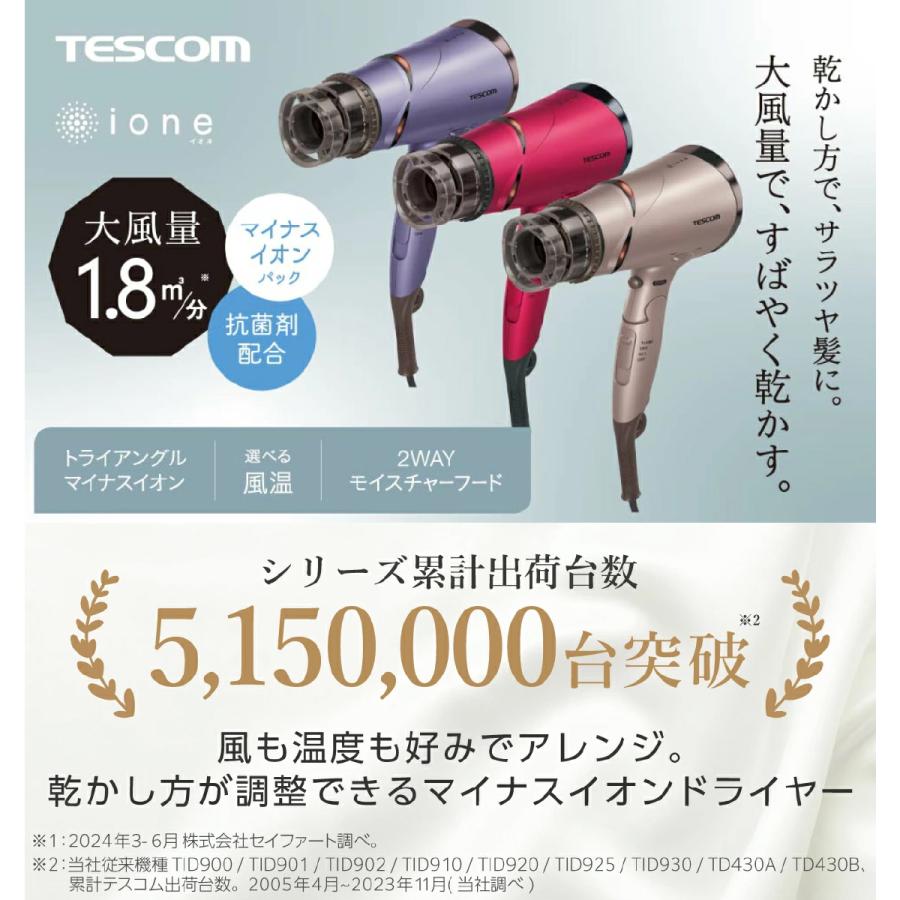 マイナスイオン ヘアードライヤー 3