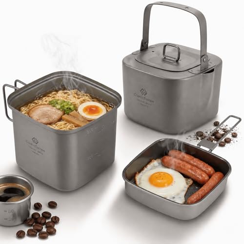 チタ 角型クッカー3点セット 1
