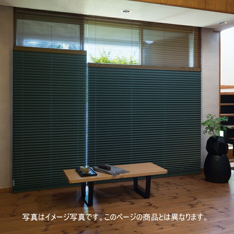 プリーツスクリーン もなみ 遮光 カグラ ツインスタイル 1