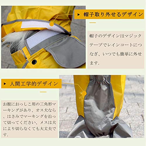 犬用レインコート 3