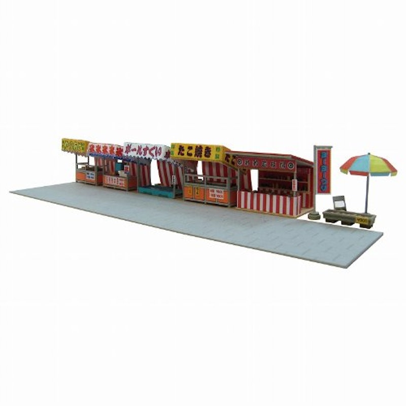 なつかしのジオラマシリーズ 露店セットB 1
