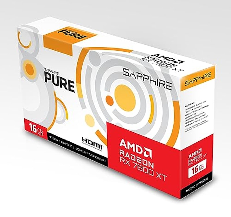 PURE AMD Radeon RX 7800 XT 16GB 7