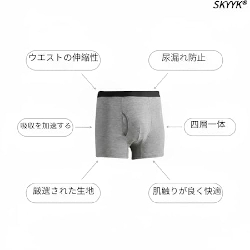 男性用失禁パンツ 5