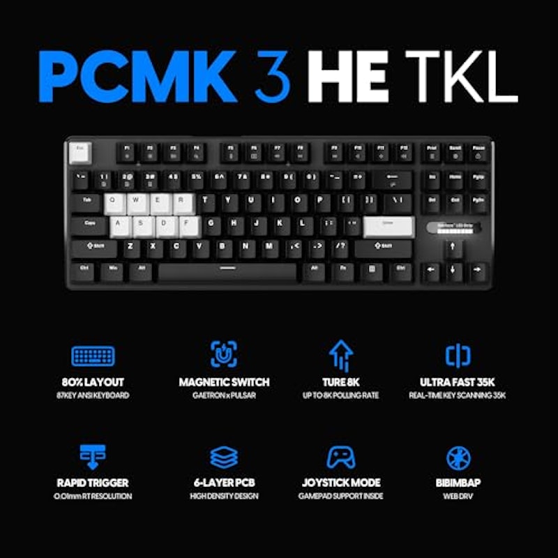 PCMK3 HE TKL ゲーミングキーボード 2