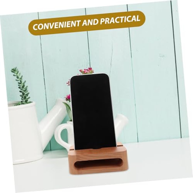 木製スマホスタンド スピーカー付 3