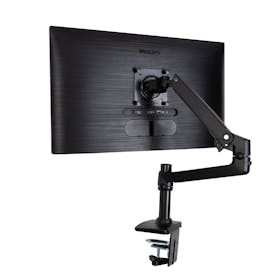 未使用Amazonベーシック デスクマウントシングル-ディスプレイ32インチまで Amazonベーシック デスクマウント シングル モニターアームを
