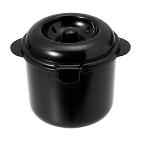 カクセー 電子レンジ専用炊飯器 紀州備長炭配合 ちびくろちゃん 2合炊きの口コミ・評判は?実際に使ってよい点・気になる点を徹底レビュー! 1