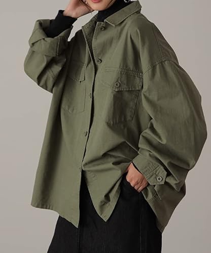 ワイド袖 ミリタリーシャツ 6