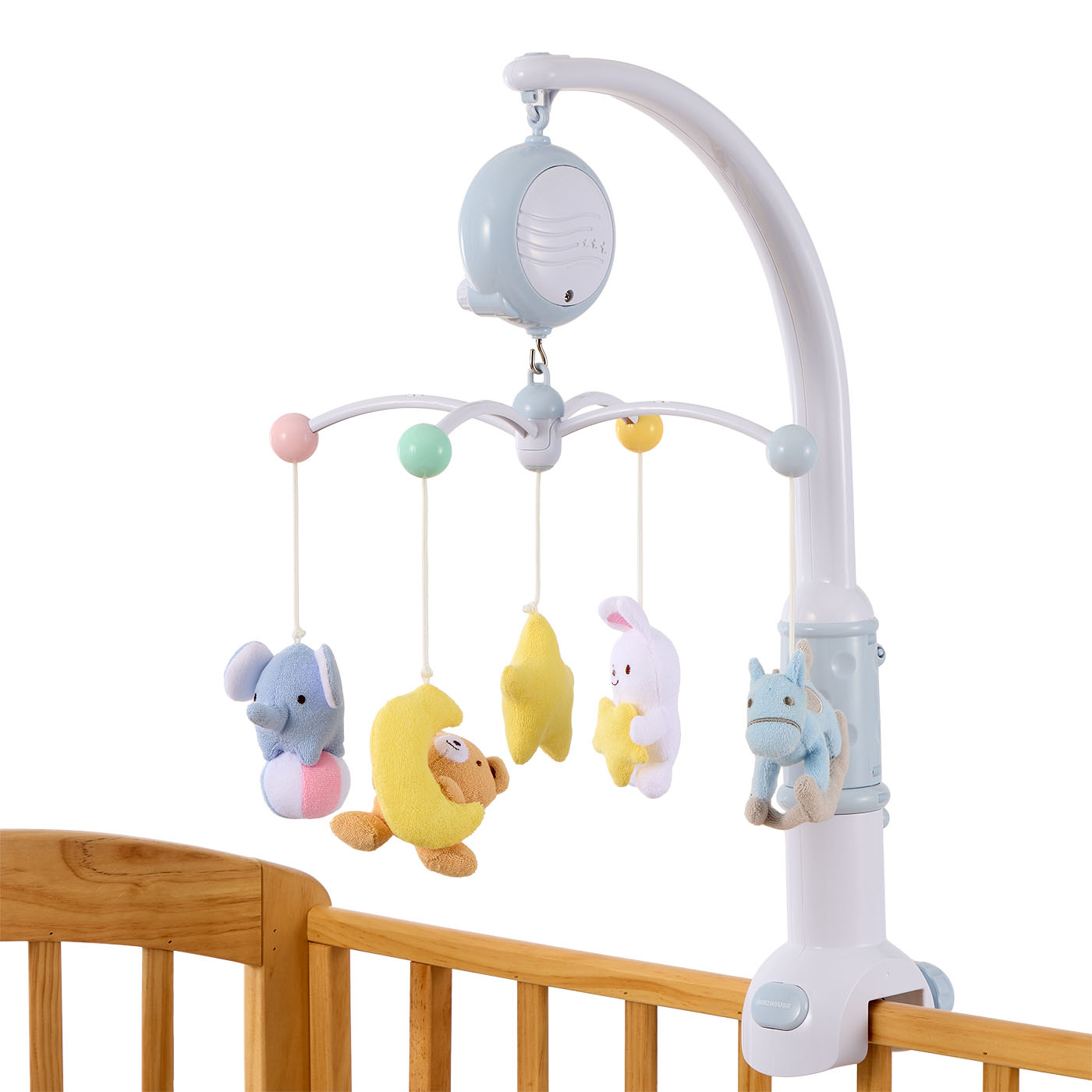 ベビーベッド(メリー付)【期間限定値下げ】 楽天市場】HOPPL Baby Toy Line ベビーメリーセット＆オルゴール