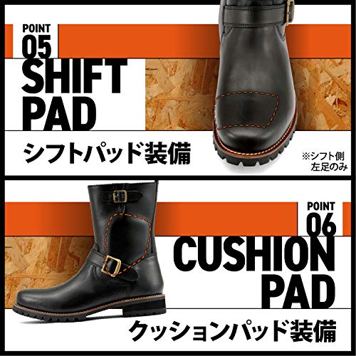 バイク用エンジニアブーツ シフトパッド内蔵 6