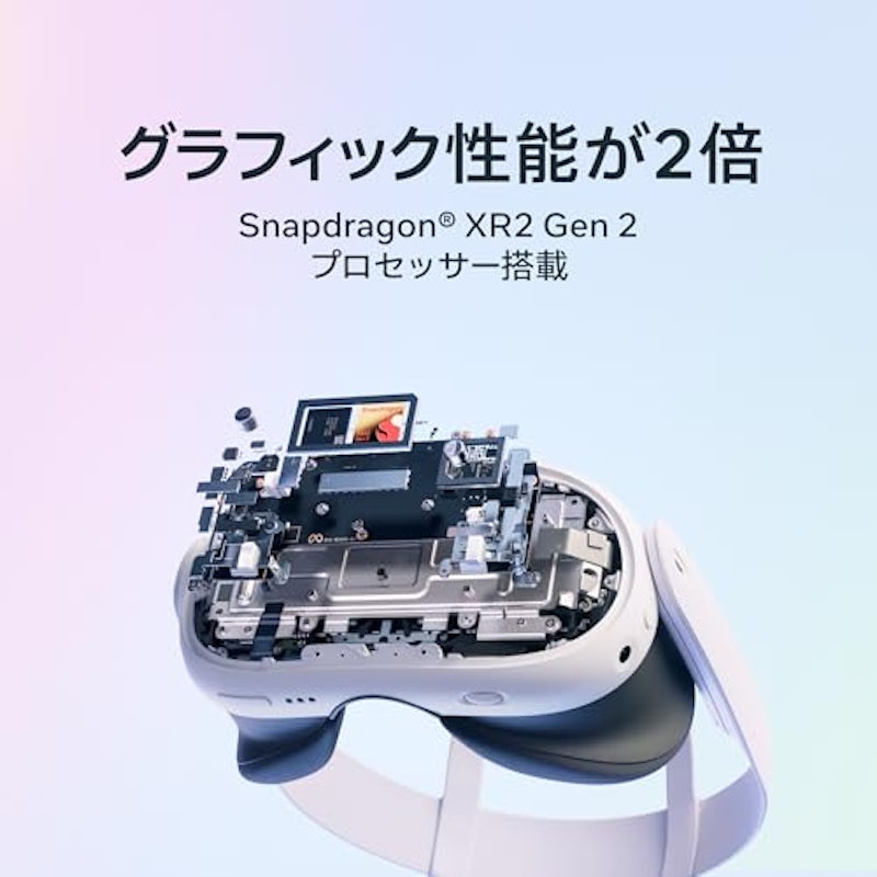 Meta Quest 3 オールインワンVR・MRヘッドセット 4